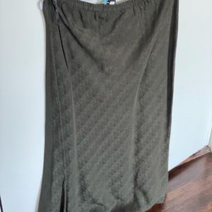 Eileen fisher raw silk skirt